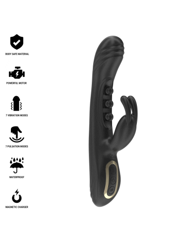 IBIZA - VIBRADOR RABBIT PERLAS CON PULSACIÓN