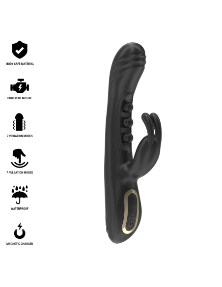 IBIZA - VIBRADOR RABBIT PERLAS CON PULSACIÓN