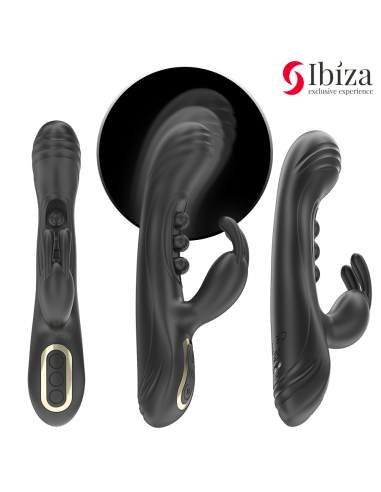 IBIZA - VIBRADOR RABBIT PERLAS CON PULSACIÓN