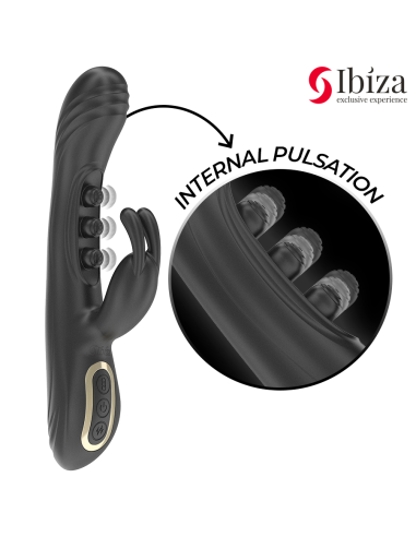 IBIZA - VIBRADOR RABBIT PERLAS CON PULSACIÓN