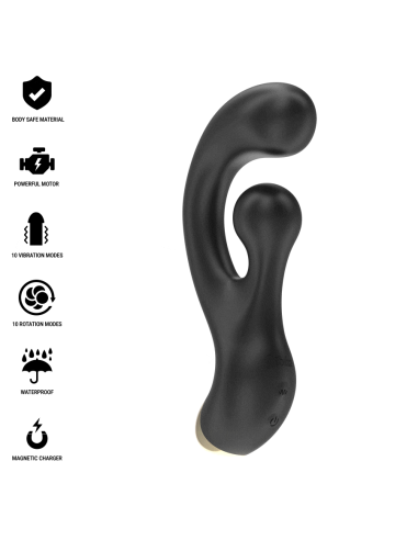 IBIZA -VIBRADOR PUNTO G Y ESTIMULADOR ROTATORIO