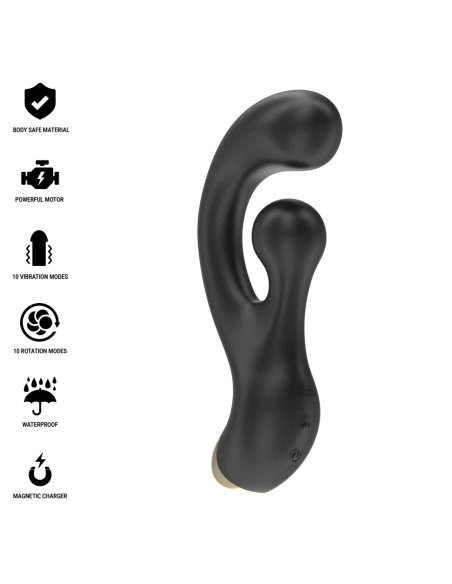 IBIZA -VIBRADOR PUNTO G Y ESTIMULADOR ROTATORIO