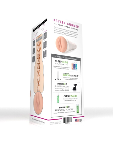 FLESHLIGHT - KAYLEY GUNNER MASTURBADOR VAGINA