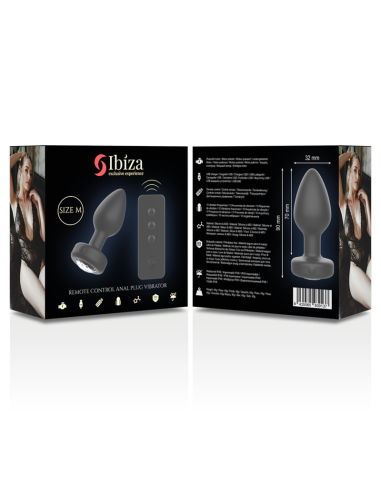 IBIZA - PLUG ANAL CONTROL REMOTO TALLA M