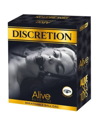 ALIVE - DISCRETION Mordaza Transpirable | SEXPLACE.MX