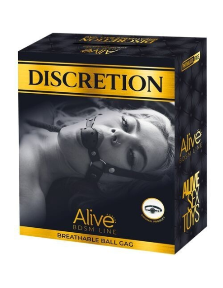 ALIVE - DISCRETION Mordaza Transpirable | SEXPLACE.MX