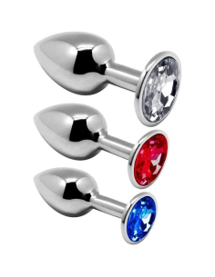 ALIVE - ANAL PLEASURE KIT 3 PLUG METAL