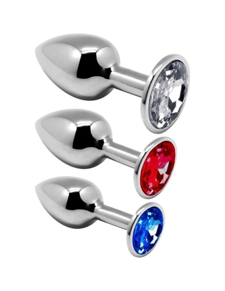 ALIVE - ANAL PLEASURE KIT 3 PLUG METAL