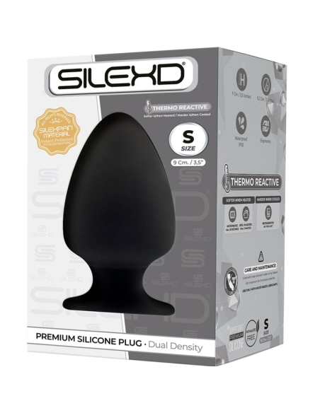 SILEXD - MODELO 1 PLUG ANAL SILICONA PREMIUM SILEXPAN PREMIUM TERMORREACTIVO TALLA S