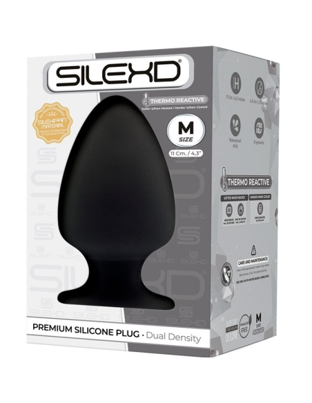 SILEXD - MODELO 1 PLUG ANAL SILICONA PREMIUM SILEXPAN PREMIUM TERMORREACTIVO TALLA M