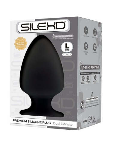 SILEXD - MODELO 1 PLUG ANAL SILICONA PREMIUM SILEXPAN PREMIUM TERMORREACTIVO TALLA L