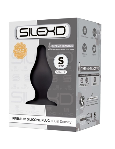 SILEXD - MODELO 2 PLUG ANAL SILICONA PREMIUM SILEXPAN PREMIUM TERMORREACTIVO TALLA S