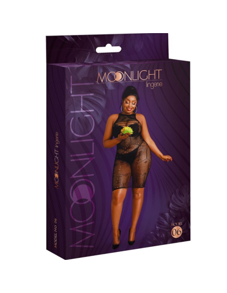 MOONLIGHT - MODELO 6 VESTIDO NEGRO TALLA ÚNICA - PLUS SIZE