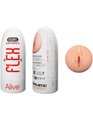 ALIVE - FLEX MASTURBADOR MASCULINO VAGINA TALLA M