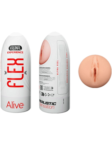 ALIVE - FLEX MASTURBADOR MASCULINO VAGINA TALLA M
