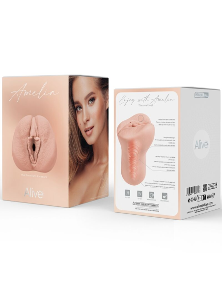 ALIVE - AMELIA MASTURBADOR MASCULINO VAGINA SUPER REALÍSTICO NATURAL