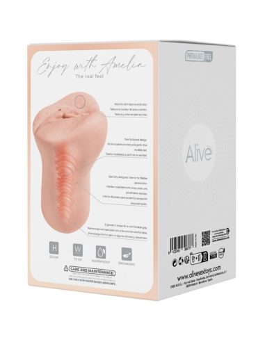 ALIVE - AMELIA MASTURBADOR MASCULINO VAGINA SUPER REALÍSTICO NATURAL