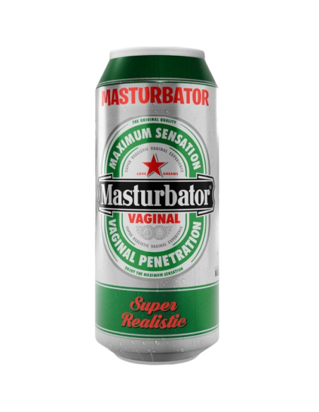 ALIVE - MASTURBADOR MASCULINO VAGINA LATA CERVEZA