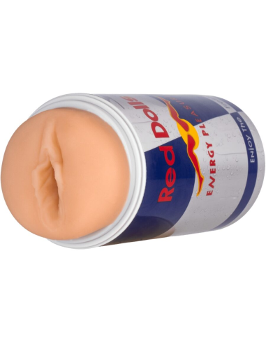 ALIVE - RED DOLL MASTURBADOR MASCULINO VAGINA LATA BEBIDA ENERGÉTICA