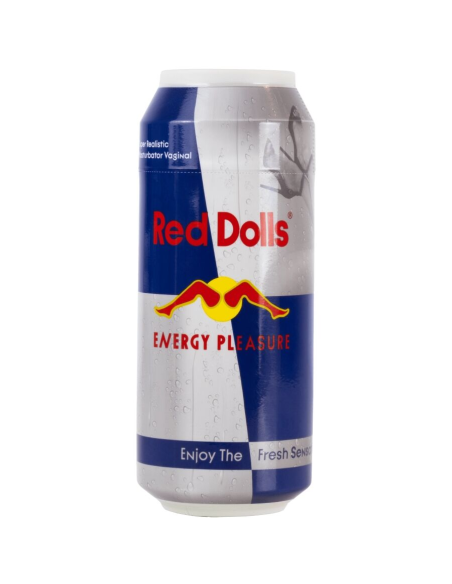ALIVE - RED DOLL MASTURBADOR MASCULINO VAGINA LATA BEBIDA ENERGÉTICA