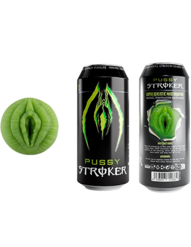 ALIVE - PUSSY STROKER MASTURBADOR MASCULINO VAGINA LATA BEBIDA ENERGÉTICA