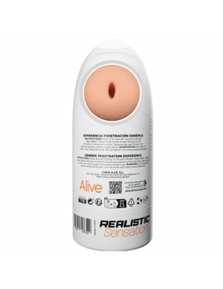 ALIVE - FLEX MASTURBADOR MASCULINO GENÉRICO TALLA M