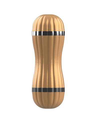 ARMONY - BEVIS MASTURBADOR DOBLE VAGINA and BOCA SIN VIBRACIÓN DORADO