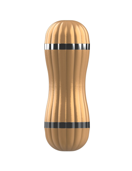 ARMONY - BEVIS MASTURBADOR DOBLE VAGINA and BOCA SIN VIBRACIÓN DORADO
