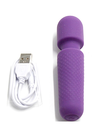 ARMONY - YOUR MAGIC MASAJEADOR and VIBRADOR RECARGABLE 10 VIBRACIONES SILICONA MORADO