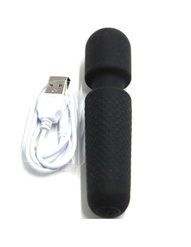 ARMONY - YOUR MAGIC MASAJEADOR and VIBRADOR RECARGABLE 10 VIBRACIONES SILICONA NEGRO