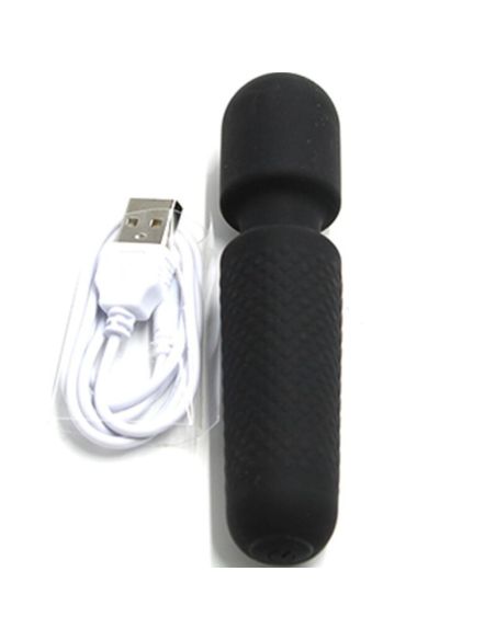 ARMONY - YOUR MAGIC MASAJEADOR and VIBRADOR RECARGABLE 10 VIBRACIONES SILICONA NEGRO