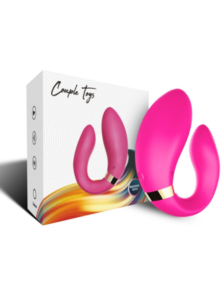 ARMONY - CRESCENT VIBRADOR PAREJA CONTROL REMOTO FUCSIA