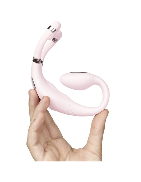 ADRIEN LASTIC - VENUS DOBLE ESTIMULADOR CLÍTORIS and PUNTO-G APP GRATUITA ROSA