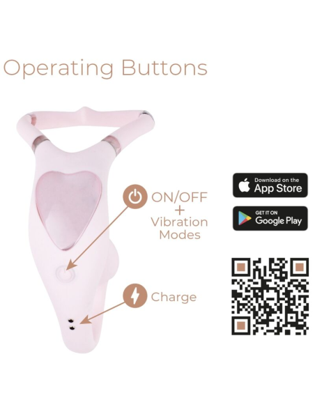 ADRIEN LASTIC - VENUS DOBLE ESTIMULADOR CLÍTORIS and PUNTO-G APP GRATUITA ROSA