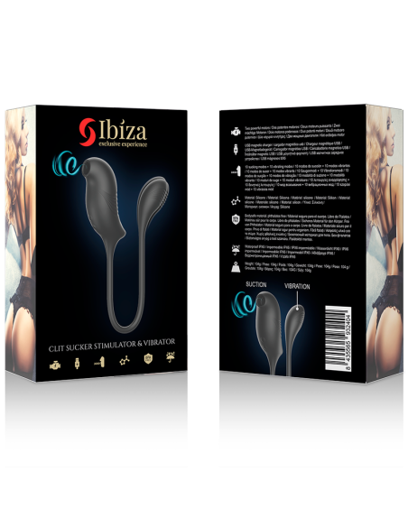 IBIZA - ESTIMULADOR CON SUCCIONADOR MAGIC CLÍTORIS Y VIBRACIÓN