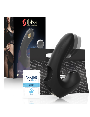 IBIZA - POTENTE DEDAL VIBRADOR Y SUCCIONADOR CLÍTORIS