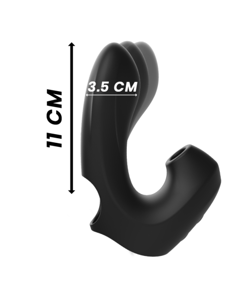 IBIZA - POTENTE DEDAL VIBRADOR Y SUCCIONADOR CLÍTORIS