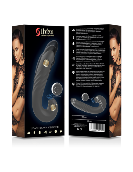 IBIZA - CLIP UP and DOWN VIBRADOR SUCCIONADOR CLÍTORIS