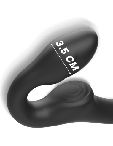 IBIZA - VIBRADOR STRAPLESS CON PULSADOR CONTROL REMOTO 3 MOTORES 1000 COMBINACIONES