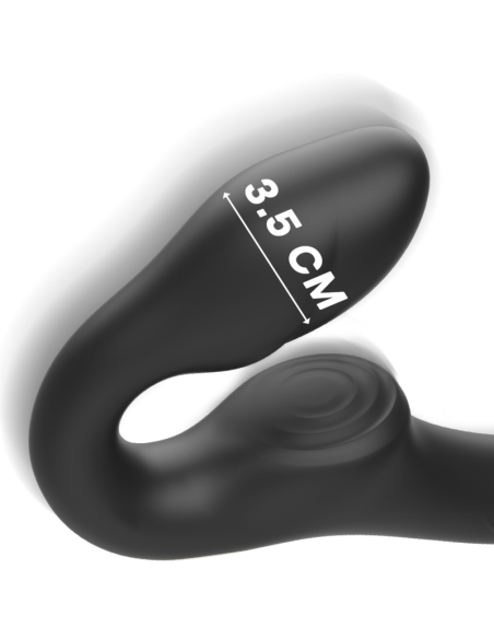 IBIZA - VIBRADOR STRAPLESS CON PULSADOR CONTROL REMOTO 3 MOTORES 1000 COMBINACIONES