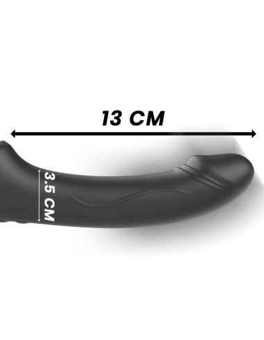 IBIZA - VIBRADOR STRAPLESS CON PULSADOR CONTROL REMOTO 3 MOTORES 1000 COMBINACIONES