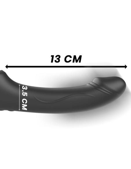 IBIZA - VIBRADOR STRAPLESS CON PULSADOR CONTROL REMOTO 3 MOTORES 1000 COMBINACIONES