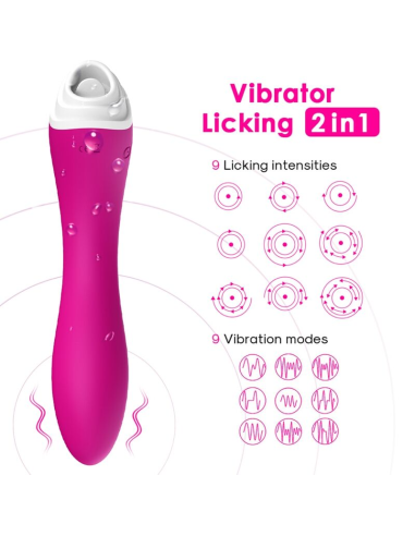 ARMONY - FAIRYLAND ESTIMULADOR CON LENGUA CLITORIS and VIBRADOR FUCISA
