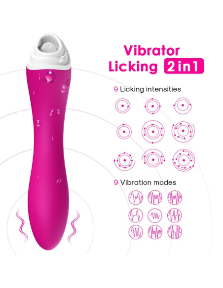 ARMONY - FAIRYLAND ESTIMULADOR CON LENGUA CLITORIS and VIBRADOR FUCISA