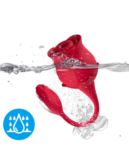ARMONY - ROSA SUCCIONADOR DE CLÍTORIS and VIBRADOR 10 MODOS ROJO