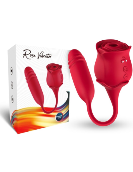 ARMONY - ROSEKNIGTH SUCCIONADOR CLÍTORIS and VIBRADOR ROJO