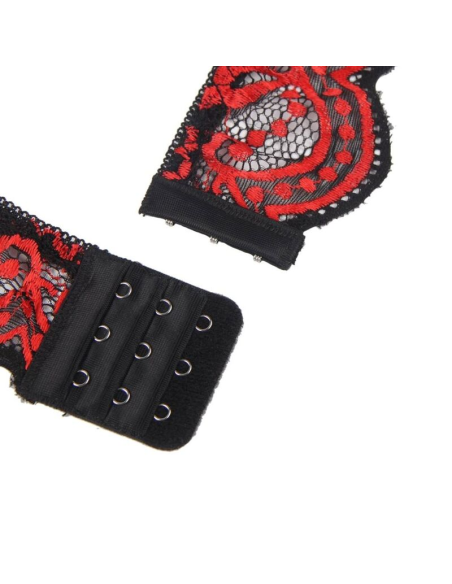 SUBBLIME - SET DOS PIEZAS TOP Y PANTIES ENCAJE S-M