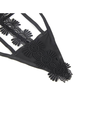 SUBBLIME - TEDDY TIRAS ENCAJE S-M