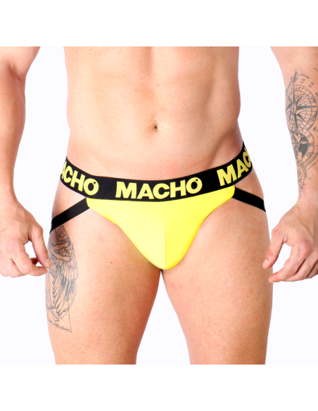 MACHO - MX25A JOCK LYCRA AMARILLO S