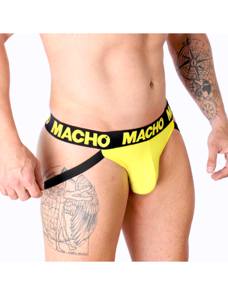 MACHO - MX25A JOCK LYCRA AMARILLO S